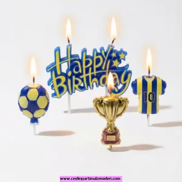 Fenerbahçe Dekor Mum